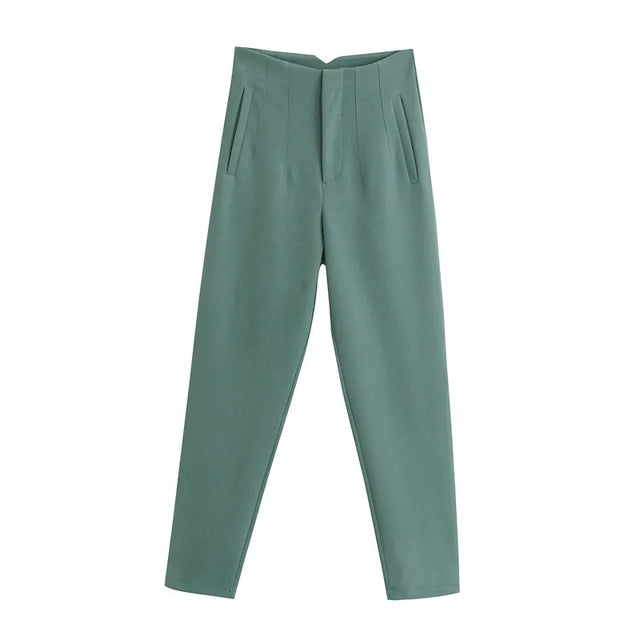 High Waist Streetwear Trousers