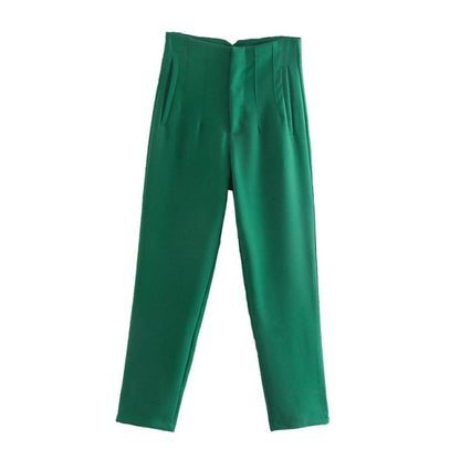 High Waist Streetwear Trousers