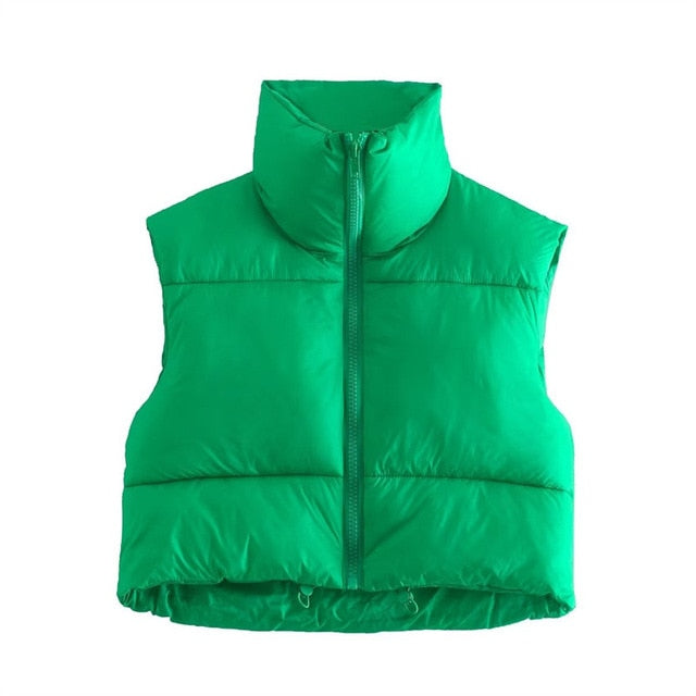 Quilted Vest Winter Womens Coat Jacket