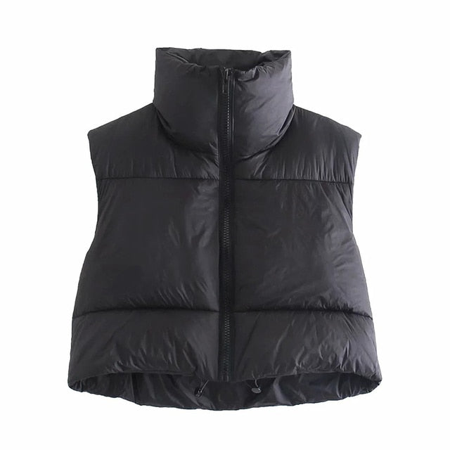 Quilted Vest Winter Womens Coat Jacket