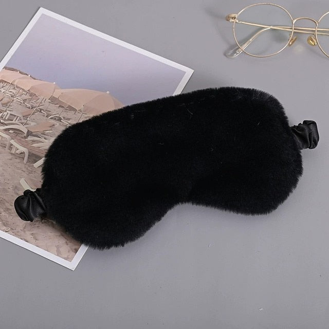 Sleeping Fur Eye Mask