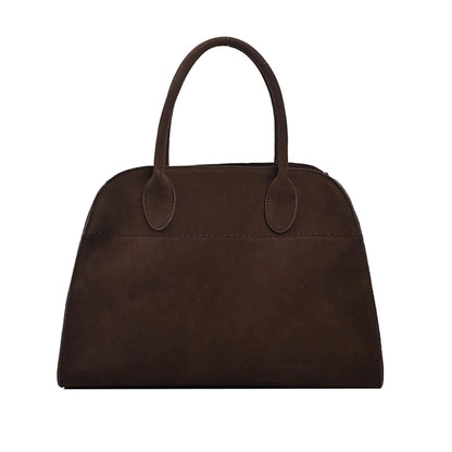 Womens Suede Tote Bag, Faux Leather Tote Bag